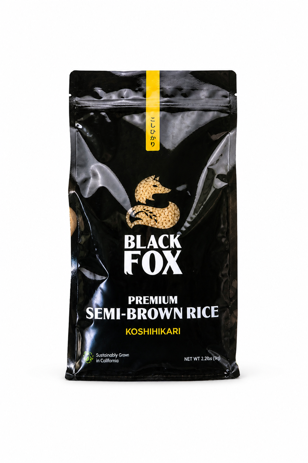 Semi-brown Koshihikari Rice