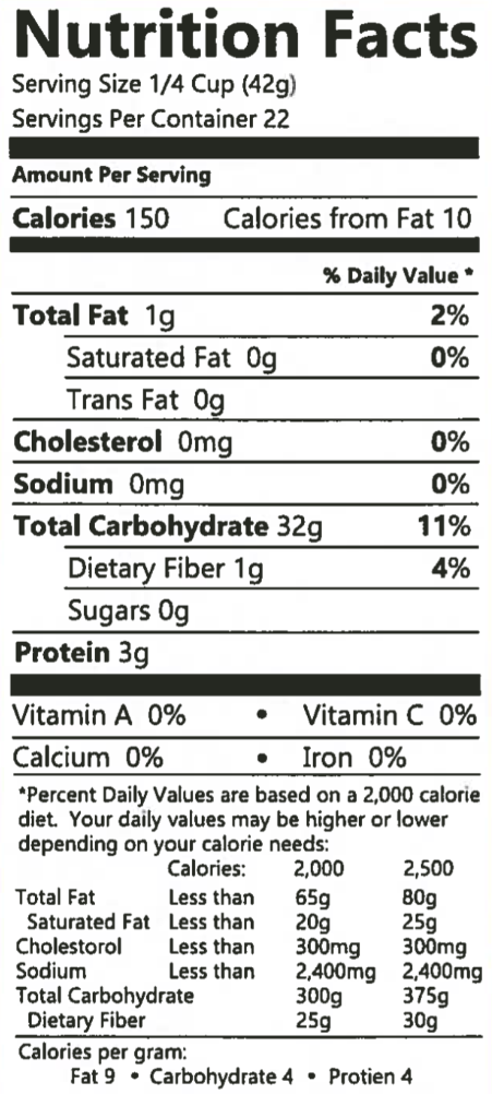 California short grain rice grown by Black Fox Brand farm